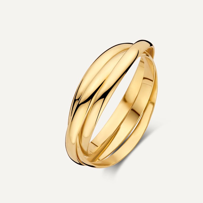 TOV Essentials 585 Gold Triple Band Ring